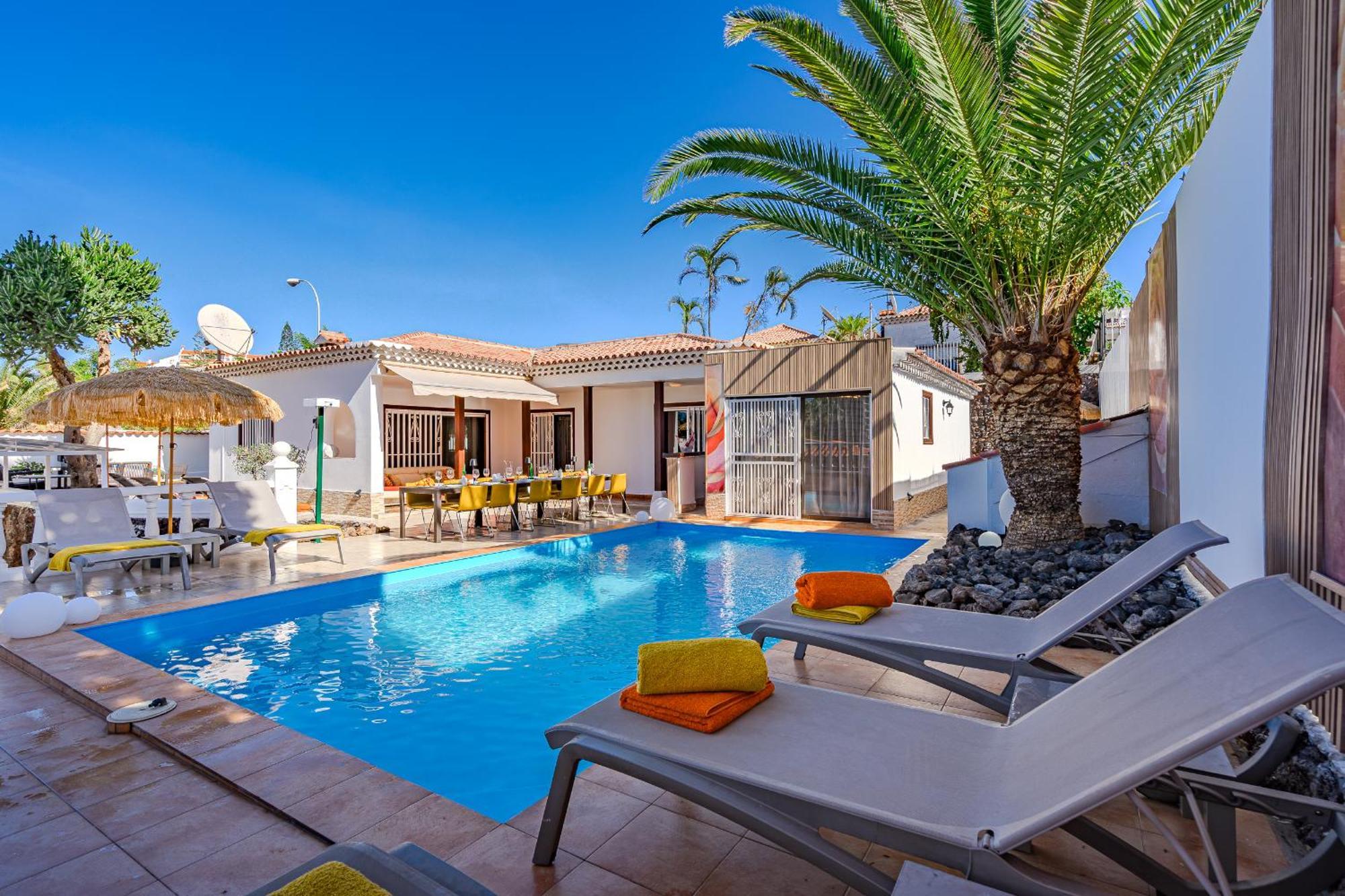 Villa 4Bed Private Pool En Los Cristianos Лос-Крістіанос Екстер'єр фото