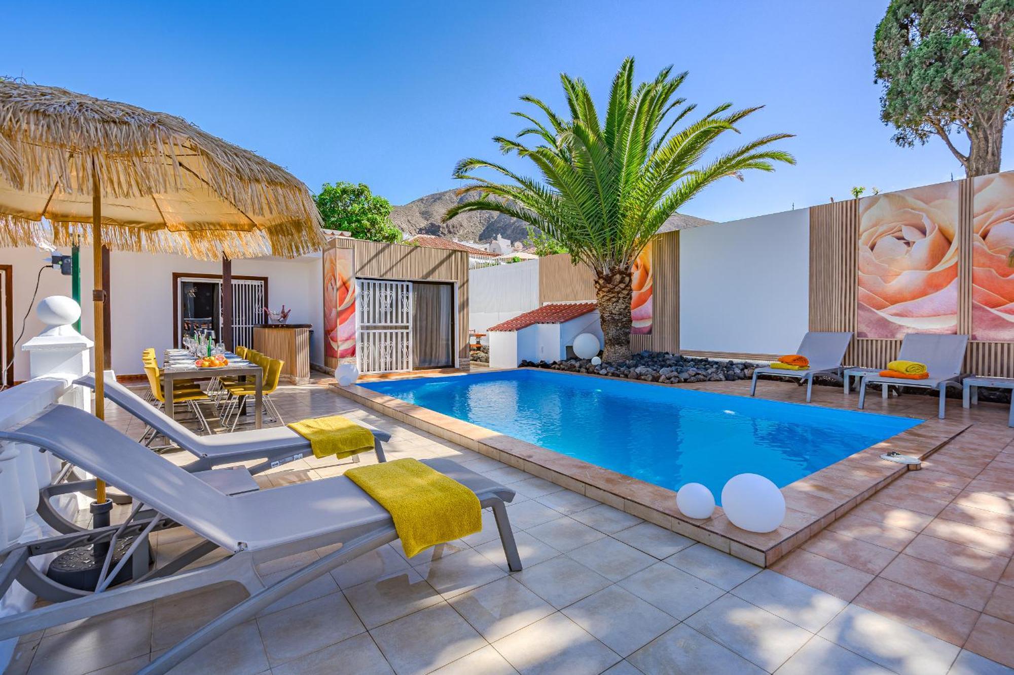 Villa 4Bed Private Pool En Los Cristianos Лос-Крістіанос Екстер'єр фото