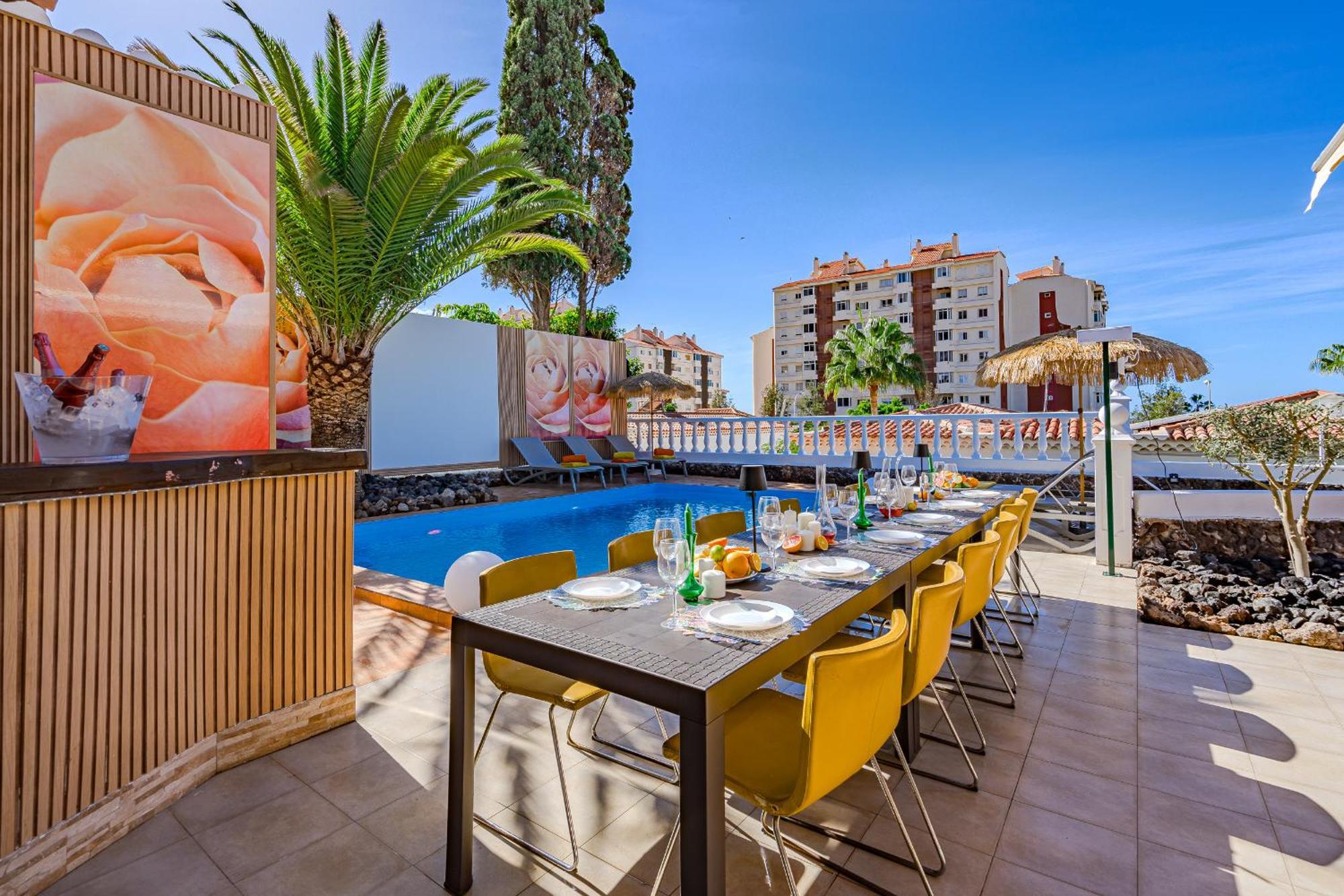 Villa 4Bed Private Pool En Los Cristianos Лос-Крістіанос Екстер'єр фото