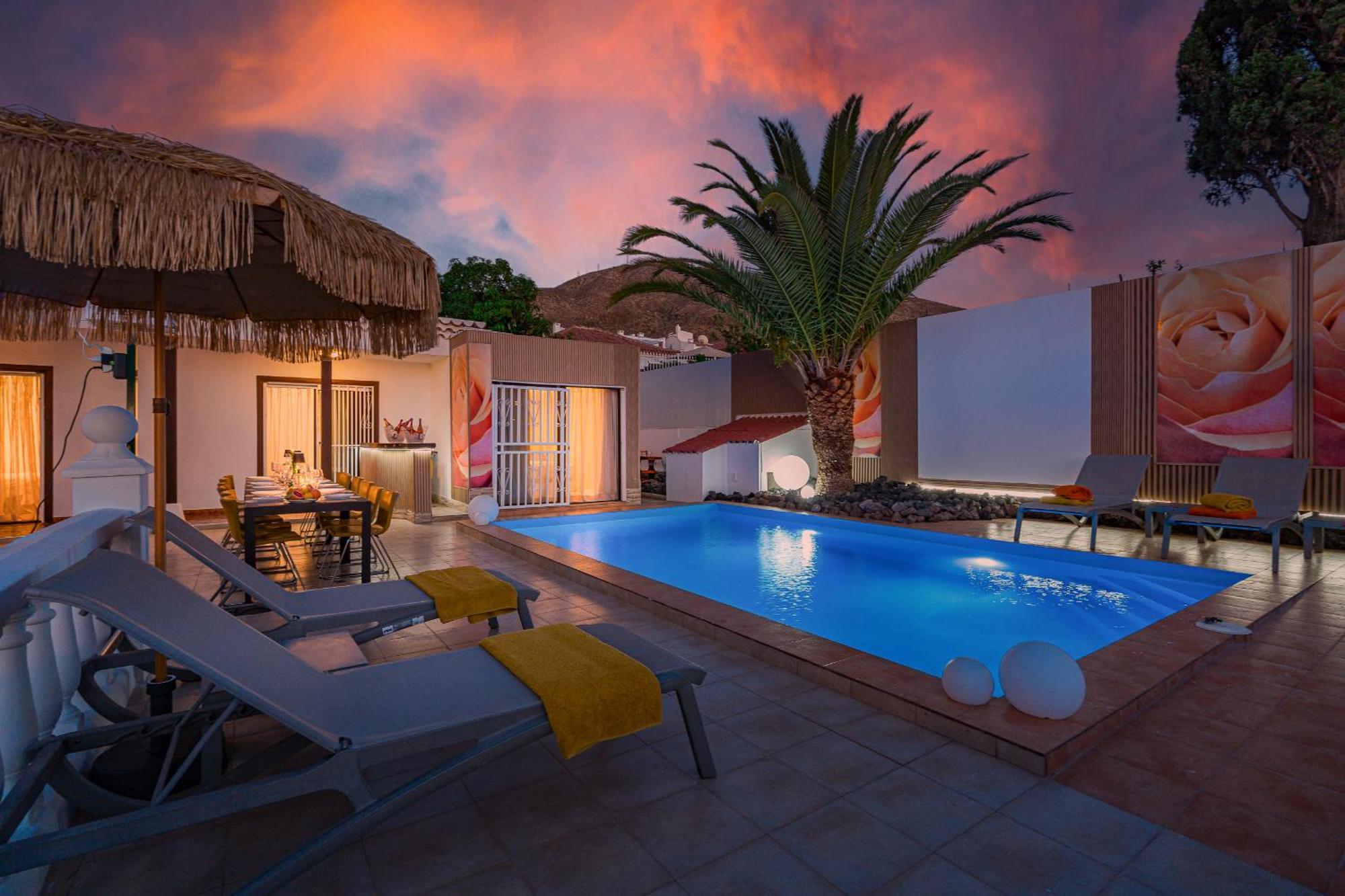 Villa 4Bed Private Pool En Los Cristianos Лос-Крістіанос Екстер'єр фото